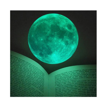 Fluorescent Moon Wall Stickers Glow In The Dark