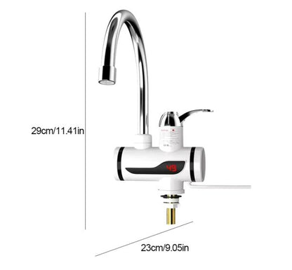 Instant 360° Electric Water Heating Faucet ,tap For Kitchens And Bathrooms | Shock-proof Design | Digital Temp° Display | Hot And Cold Water